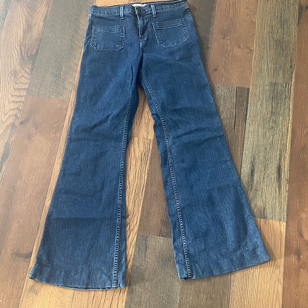 J Brand Indigo Wide Leg Jeans